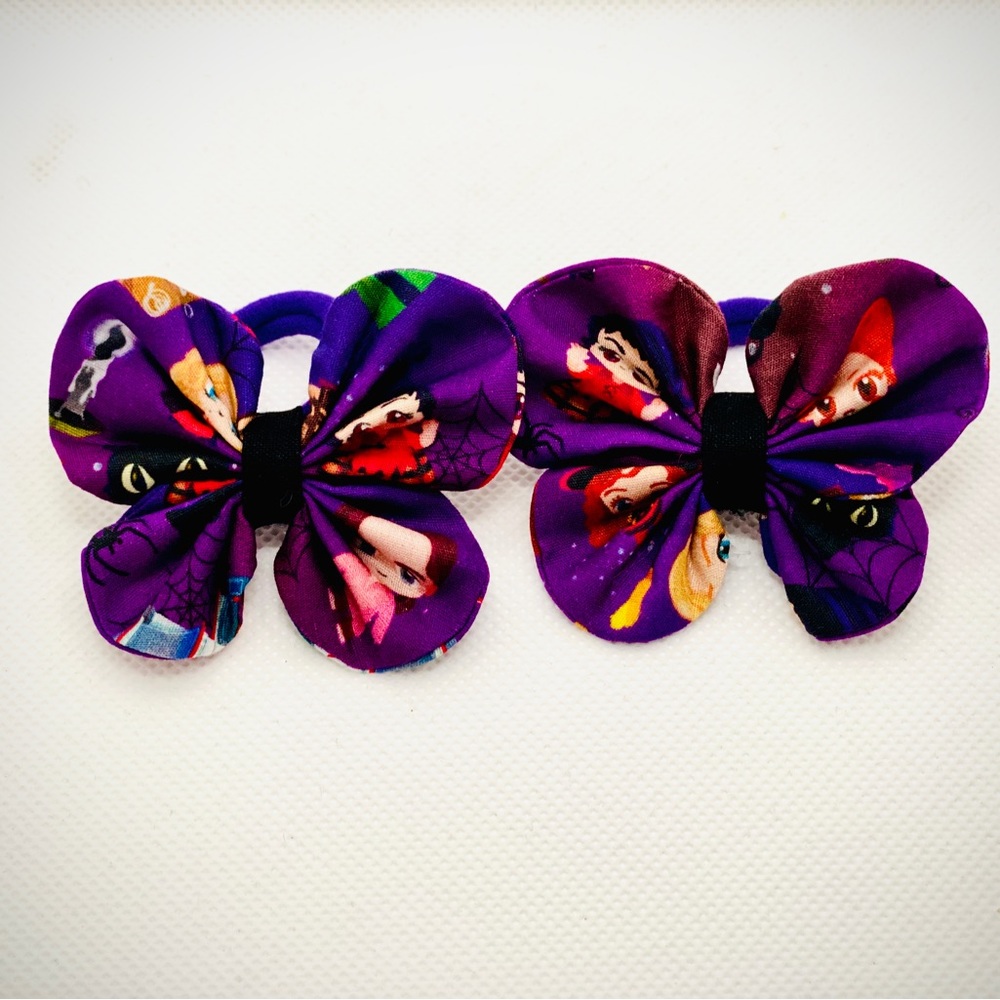 Hocus Pocus butterfly hair ties